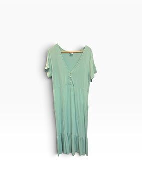 Smash + Tess Mint Green V-Neck Maxi Dress